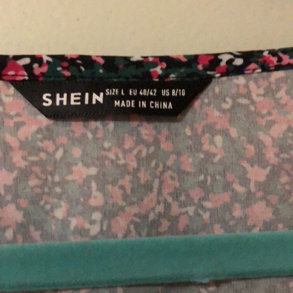 Shein size large floral print NWOT - Picture 4 of 4